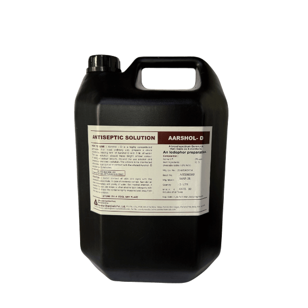 Aarshol D - High-Performance Antiseptic Solution Manufacturer in India - aarsha chemicals