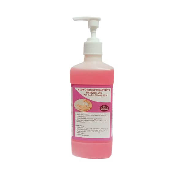 Microquell CHG - Chlorhexidine Hand Rub Manufacturer in India - aarsha chemicals
